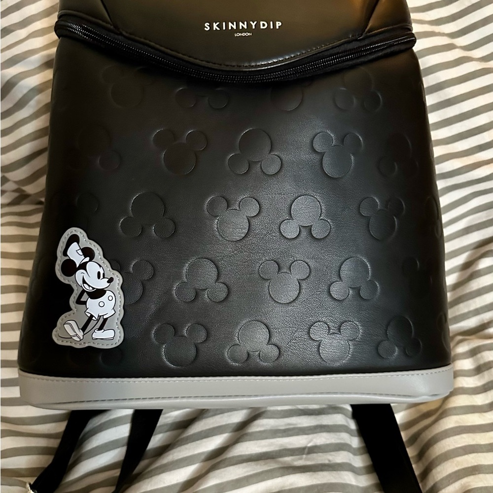 Skinnydip London Mickey Mouse Black Medium Backpack